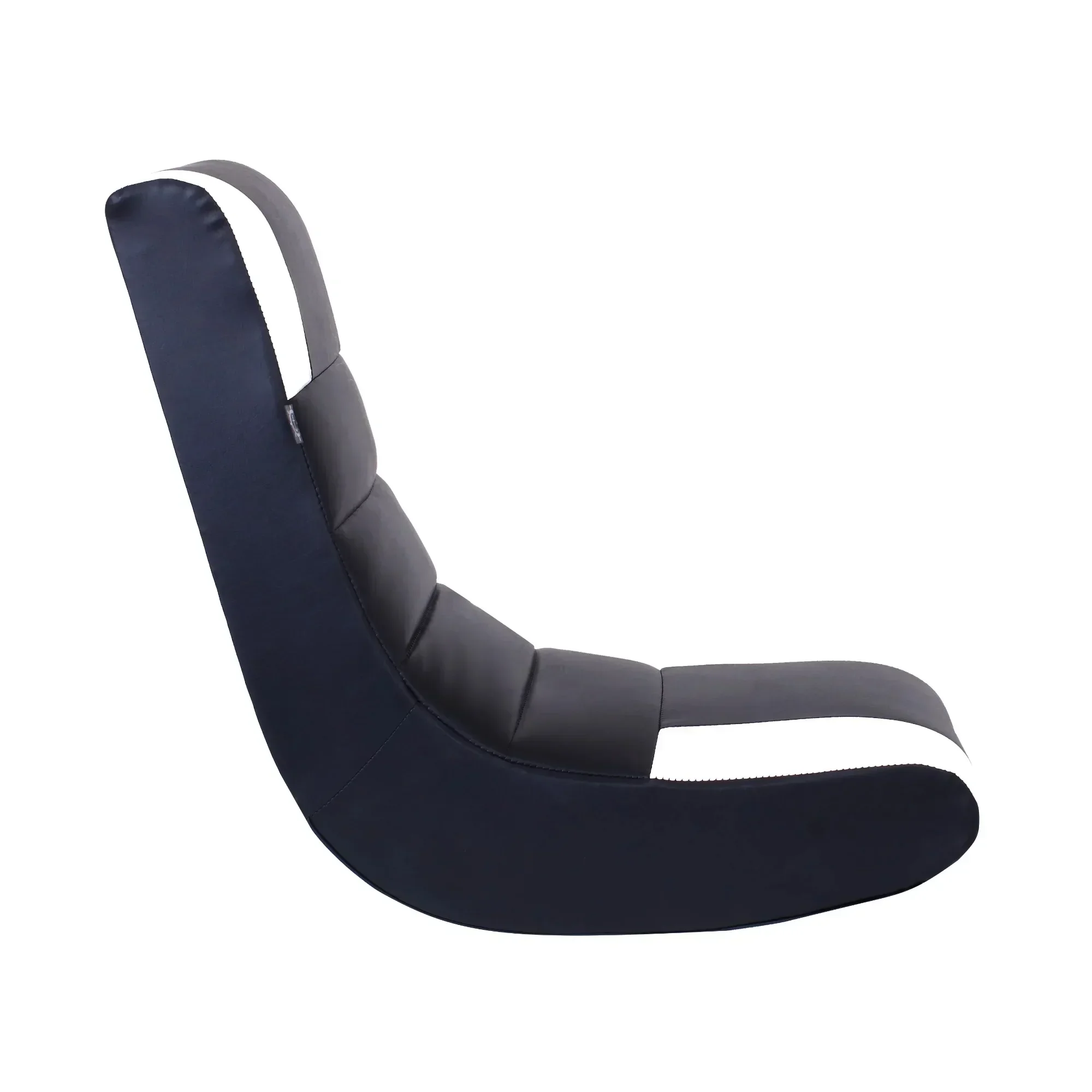 Silla para juegos Video Rocker Floor para niños, negro/blanco