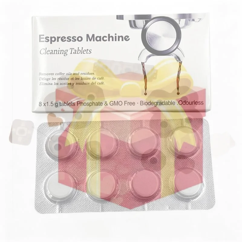 【HG】8Pcs/set Coffee Machine Espressos Device Descaler Tabs Espressos Machine Cleaning Tablets Cleaner Descaler Tablets For Home