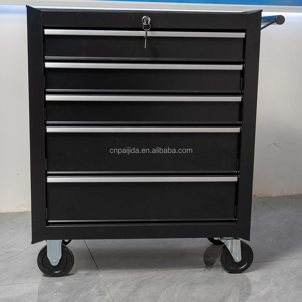 Heavy Duty Tool Trolley Drawer Cabinet Customizable Anti-Rust Tool Storage Cabinet Mobile Chest Auto Repair Rolling Tool Cart