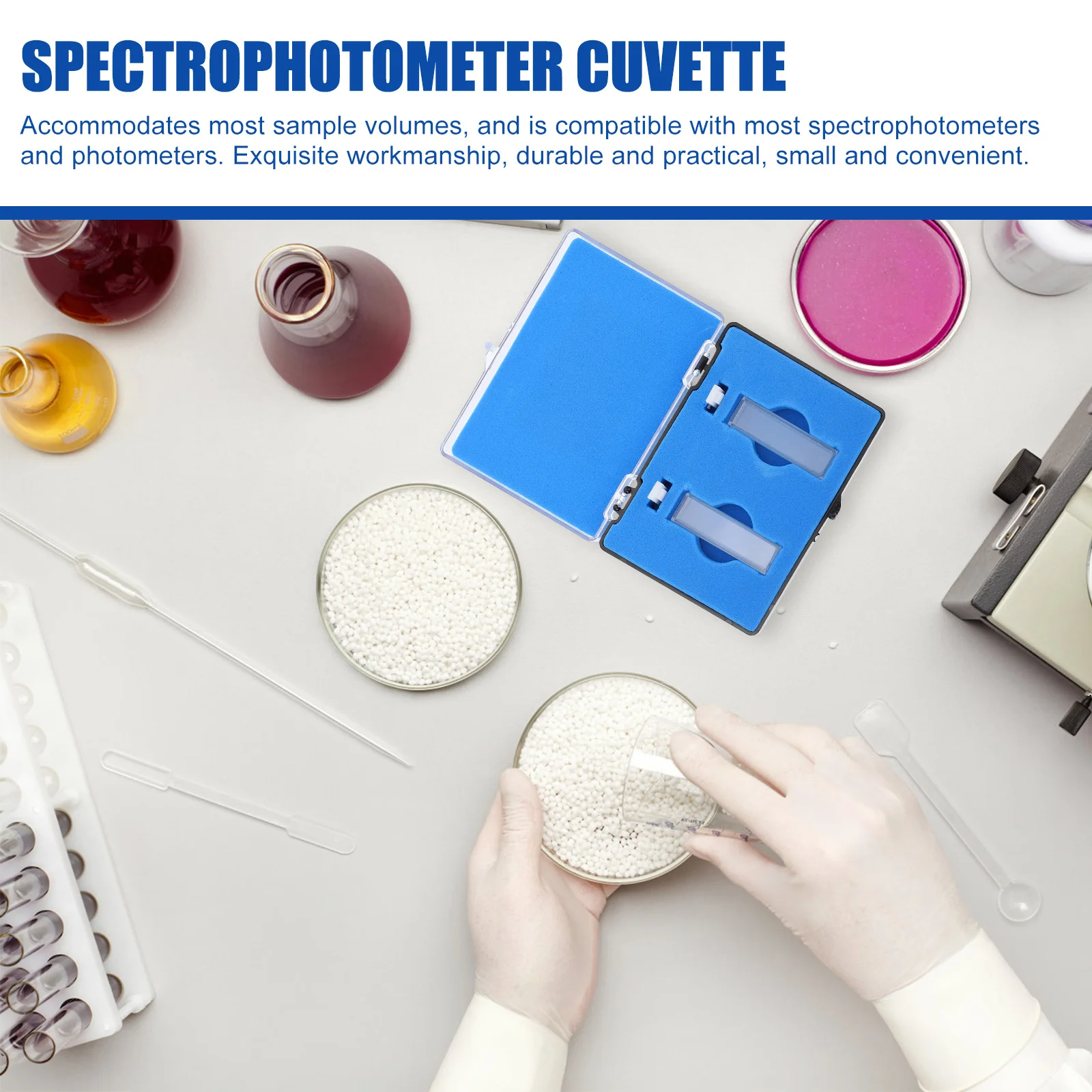 

Glass Cuvette Cell Laboratory Cuvette Cell Spectrophotometer Cuvette Cell Standard Cuvette Cell Optical Cuvette Cell