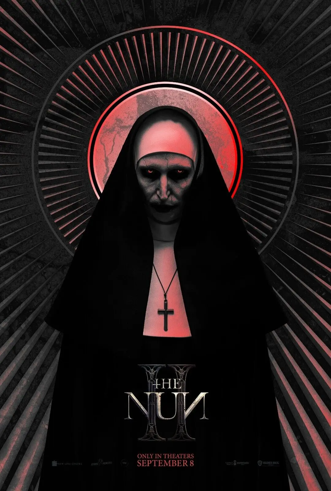 

2023 The Nun 2 Movie Poster Canvas Painting Wall Art Prints Picture for Living Room Home Decor