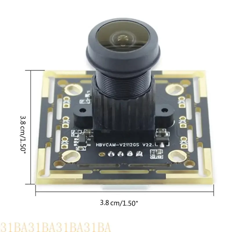 652F Profissional Ov7251 Global Shutter Câmera para imagens rápidas Operação eficiente compatível com Winxp Win7 Win8 Win10