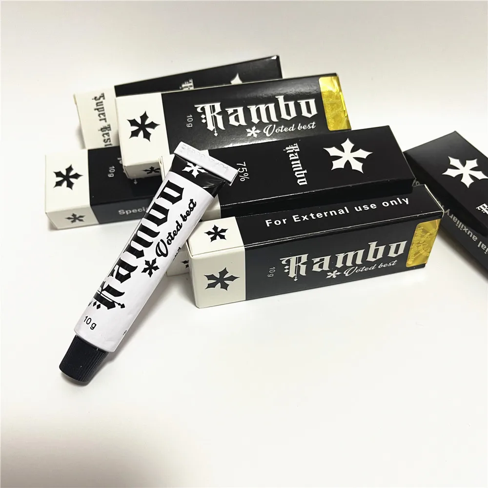 

75% Rambo Before Tattoo Cream White Color for Permanent makeup Body Microblading Eyeliner Eyebrow Lips 10g