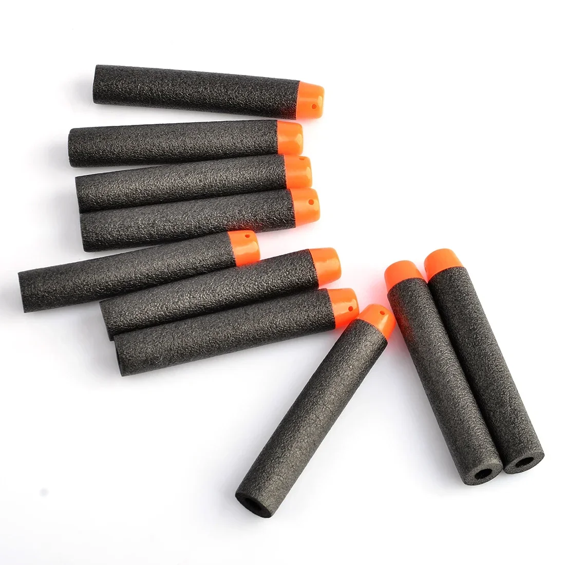 H100PCS voor Kogels Zachte Holle Gat Hoofd 7.2 cm Refill Darts Speelgoed Pistool Kogels voor Serie Blasters Xmas Kid kinderen Gift