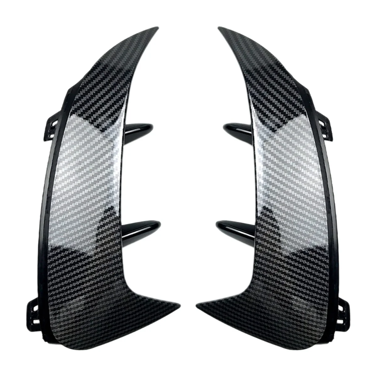 1 Pair Rear Bumper Spoiler Canards Splitters for Mercedes Benz W177 AMG Line Hatchback A180 A200 A220 A160 A250