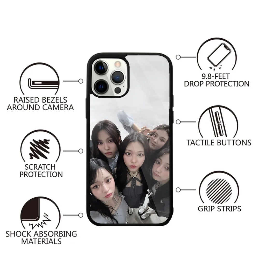 KPOP J-Jeans New  Phone Case Strong Magnetic For IPhone 16,15,14,13,Pro,Max,Plus,11,12,Mini For Magsafe Wireless Charging