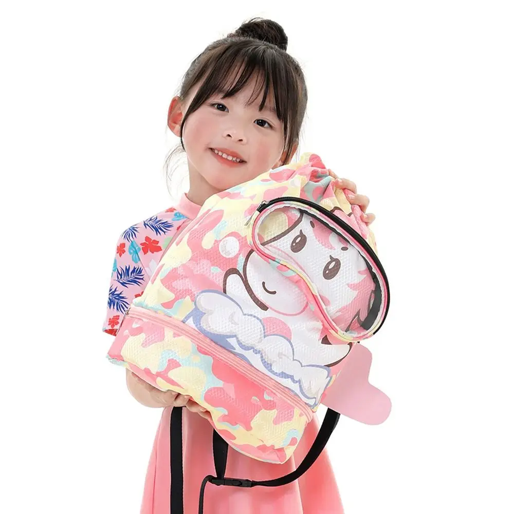 Travel Fitness for Sport Children Swimming Bag Dry Wet Separation Drawstring Kid Swim Bag Swim Backpack Beach Bag Boy Girl