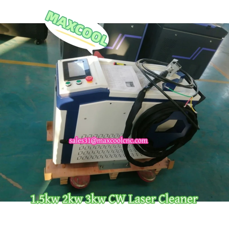 

Graffiti Paint Remover Tools Portable CW Laser Cleaner 3kw 2kw Metal Surface Cleaner Powder Coatings Removal Tools