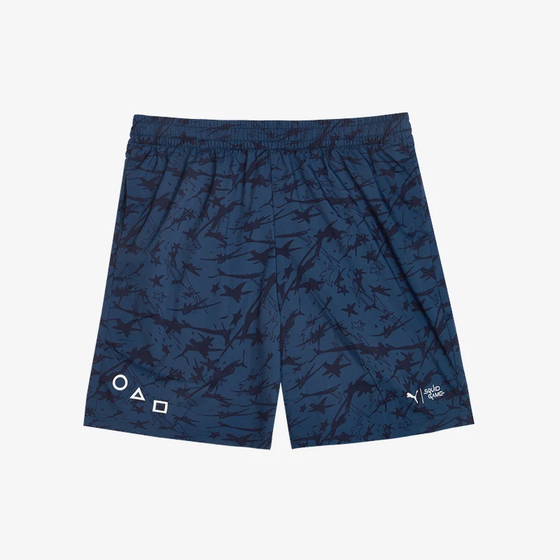 

Puma Authentic Summer Men's Loose Full Print Elastic Waist Fashion Sports Shorts 630758-16