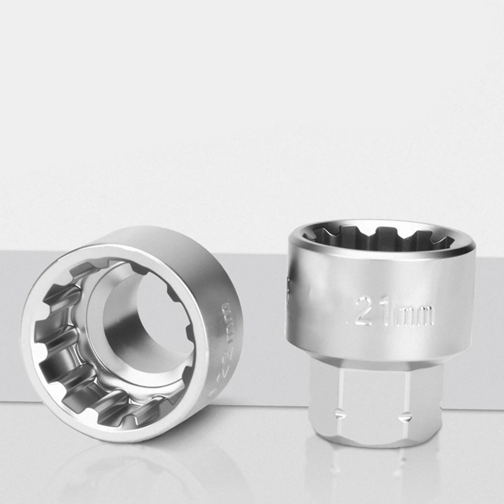 

Go-through Sockets Pass Through Socket Mirror-polished Finish For Screws Bolts Nuts Versatile Socket Wrench Set