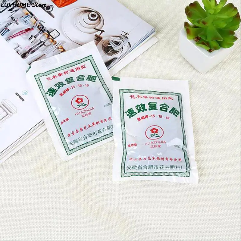 Complex Fertilizer Mini Package Purpose Safe And Pollution Free Use Suitable For Flower Plant Home Garden Bonsai