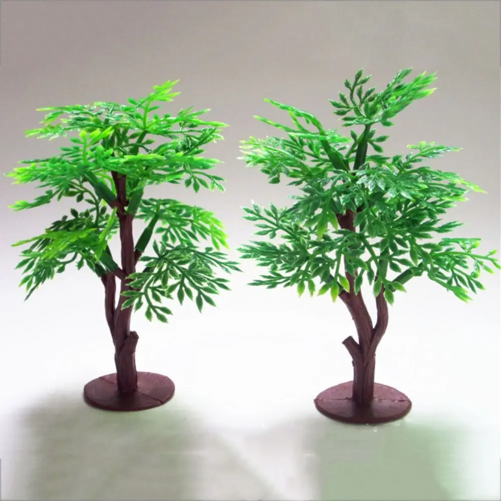 Trees Scene Decoration Miniature Figurines Micro-landscape Fake Tree Flower Pot Ornaments Model Ornament Tree Artificial Tree