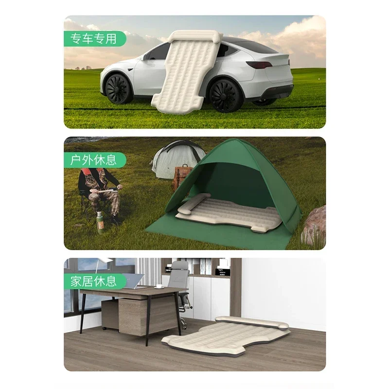 Automobile Air Mattress For Car Self-Inflating Mattress Travel Sleeping Bed Portable Outdoor Camping