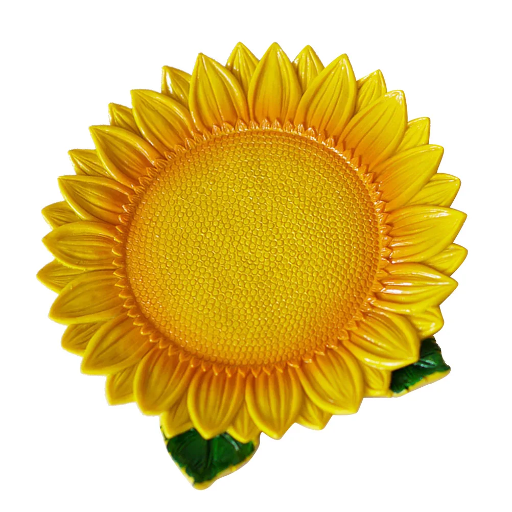 

Yellow Dried Fruit Plate Plant Pattern Jewelry Tray Storage Bowl Nut Dish Eco Friendly Sturdy Home Picnic Party Snack Holder