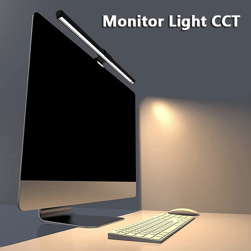 แถบไฟติดตามเซ็นเซอร์สัมผัส USB 5V ไฟแขวนจอคอมพิวเตอร์ CCT โคมไฟแล็ปท็อปสำหรับสำนักงานบ้านอุปกรณ์เสริมเกม