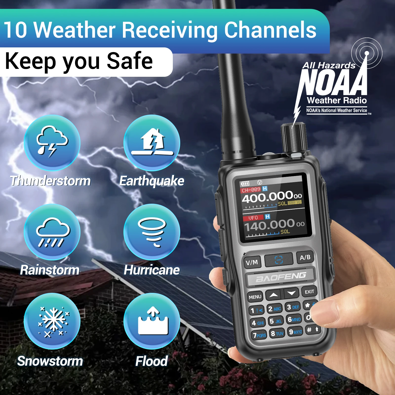 1/2PCS BAOFENG UV-5R Mini Walkie Talkie Dual PTT Wireless Bluetooth Programming Multi-Band Type-C Charge Long Range Ham Radio