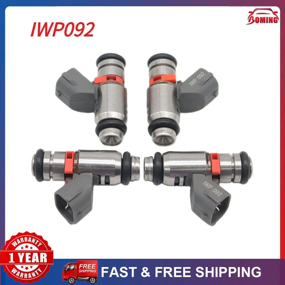 Passend für Audi A2, Volkswagen Golf, Polo, New Beetle IWP-092 036906031G 0280158257 Neue Auto-Kraftstoffeinspritzdüse 4 Stück IWP092