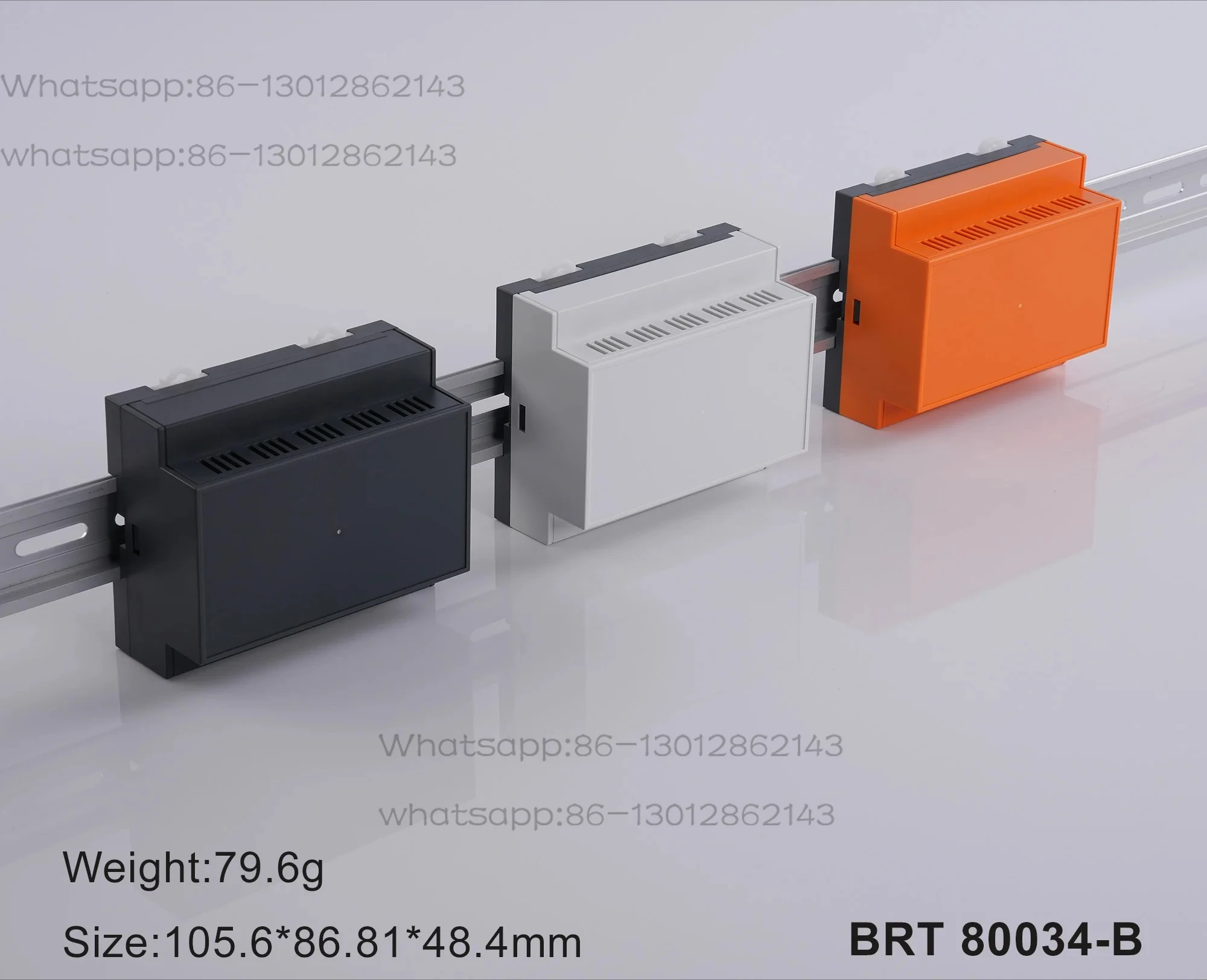 Electrical relay control box DIN rail housing PLC module controller box BRT 80034