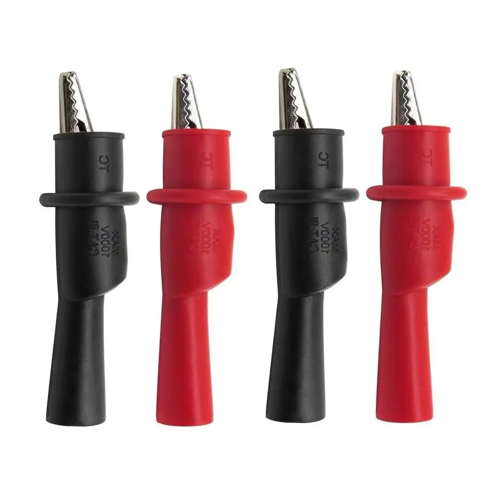 Multimeter Tester Probe Univeral Alligator Crocodile Clamp Test Clip Wire Tips Test Clip MultiMeter Tester