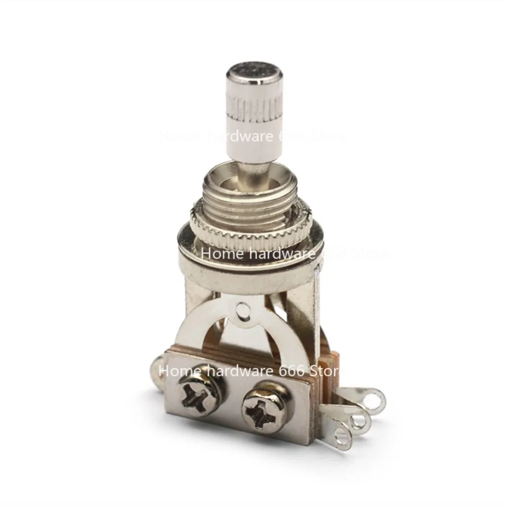 Electric Guitar Third Gear Toggle Switch Cap (Brass Cylinder Knob) LP Style Guitar Gear
