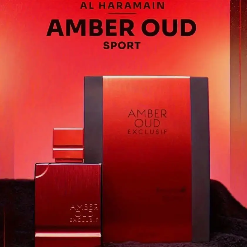 بخاخ عطر Amber Oud Exclusif Sport Extrait de Parfum للجنسين، 2.0 أونصة