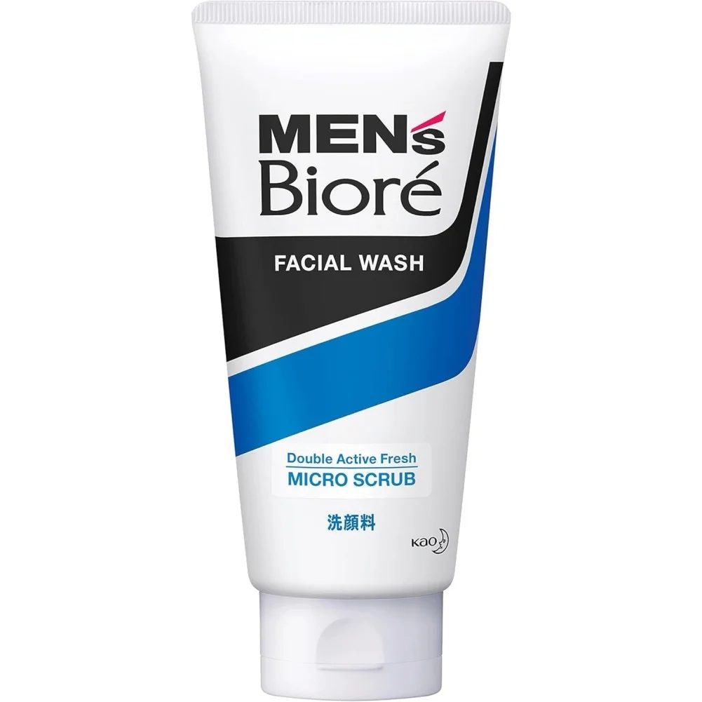 KAO Lavado facial Biore Micro Scrub para hombre