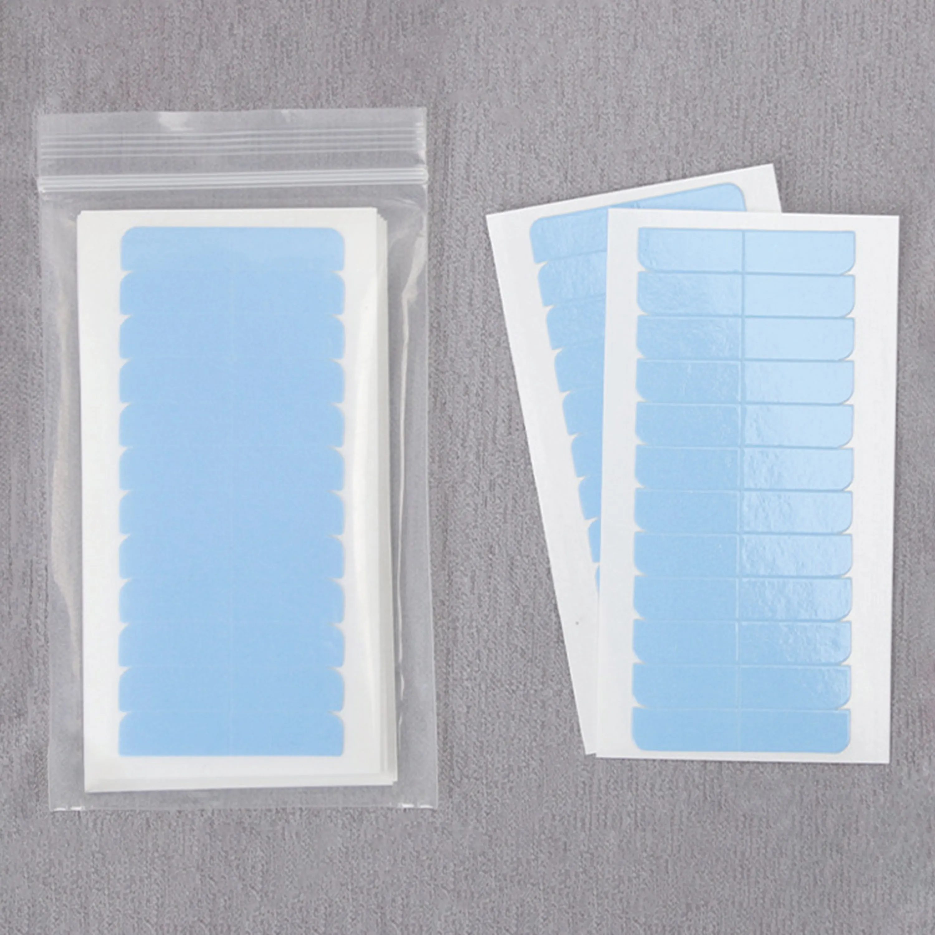 100pcs/bag Human Hair Wig with Lace Front Toupee Tape Double Sided CC Counter Tape Hair Extension Tool Wig Tape