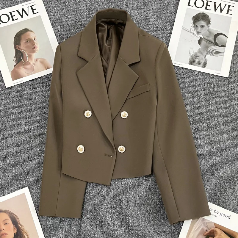 New Spring Autumn Women Casual Slim Blazers Coat Fashion Versatile Temperament Suit Tops