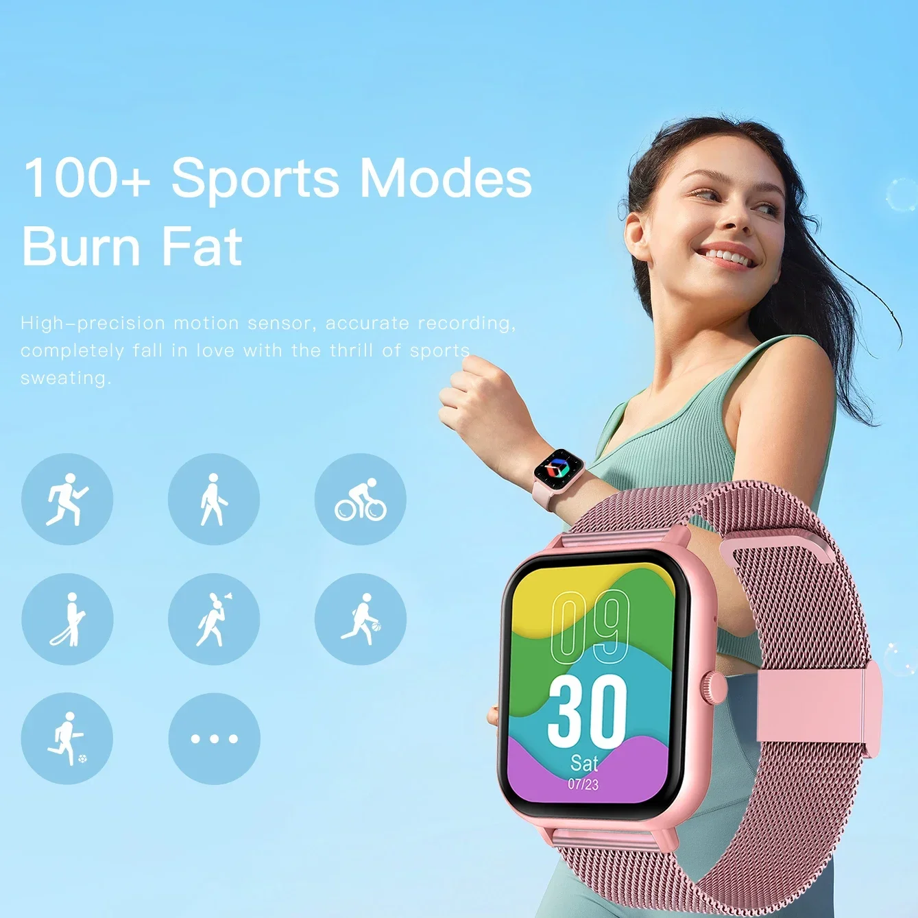 Xiaomi-Montre intelligente d\'appel pour femme, montre intelligente à cadran personnalisé, Android, IOS, étanche, Bluetooth, musique, montres,