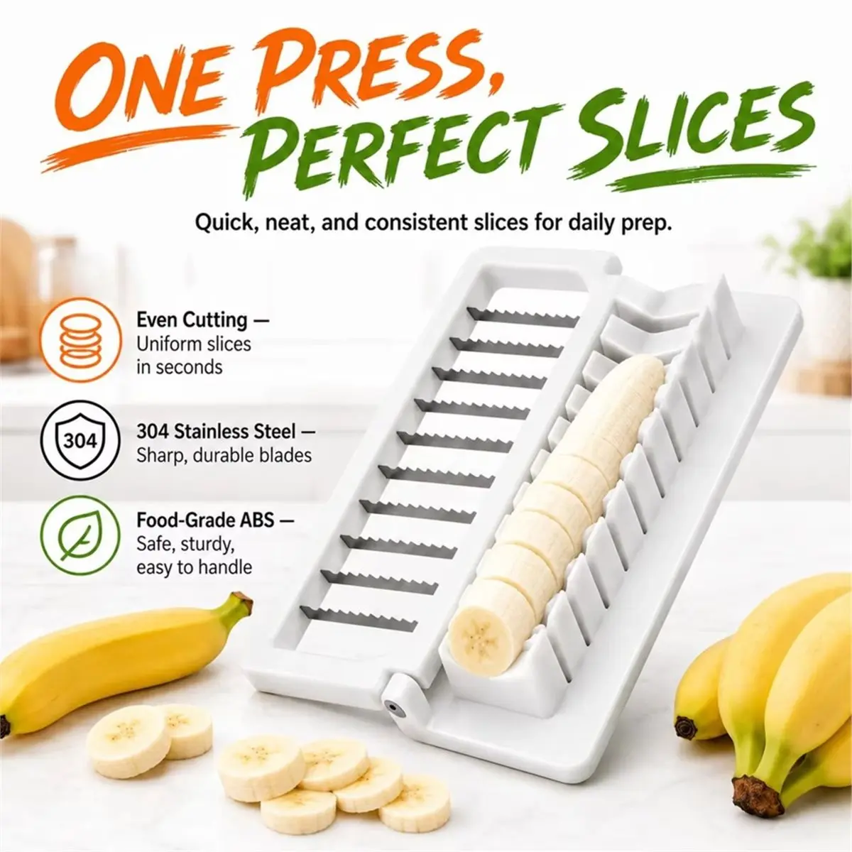 Multifunctional Wavy Slicer Crinkle Cutter for Sausage Banana Cucumber Hot Dog French Fry Chopper BBQ Kitchen Tools