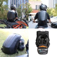 Motorcycle Backpack Waterproof Hard shell Helmet Backpack Carbon Fiber Riding Backpack Men's motorcycle accessories