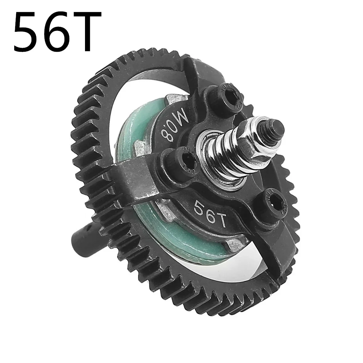 Steel M0.8 50T 52T 54T 60T Spur Gear Slipper Clutch for 1/10 Traxxas Slash 2WD Bandit Rustler Stampede 2WD RC Car Upgrade Parts