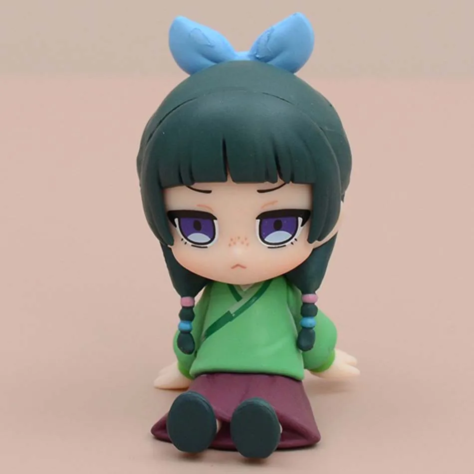 Novo o boticário diários maomao jinshi mini figura anime periferia kawaii sentado brinquedos desktop carro ornamentos modelo presentes