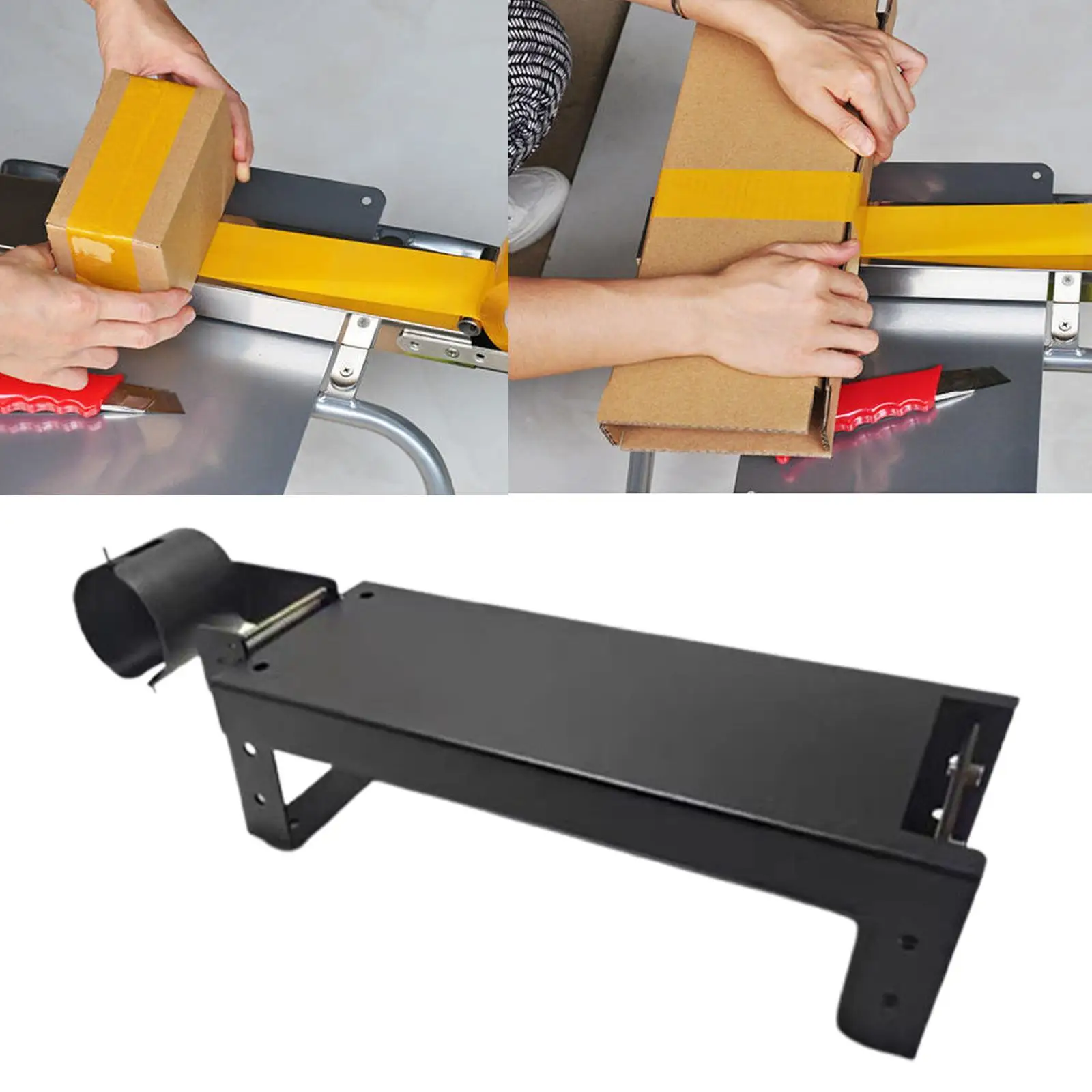 Desktop Package Roll Tape Dispenser Roll Tape Cutter Sturdy Lightweight Practical Desktop Packing Machine Box Sealing Tool