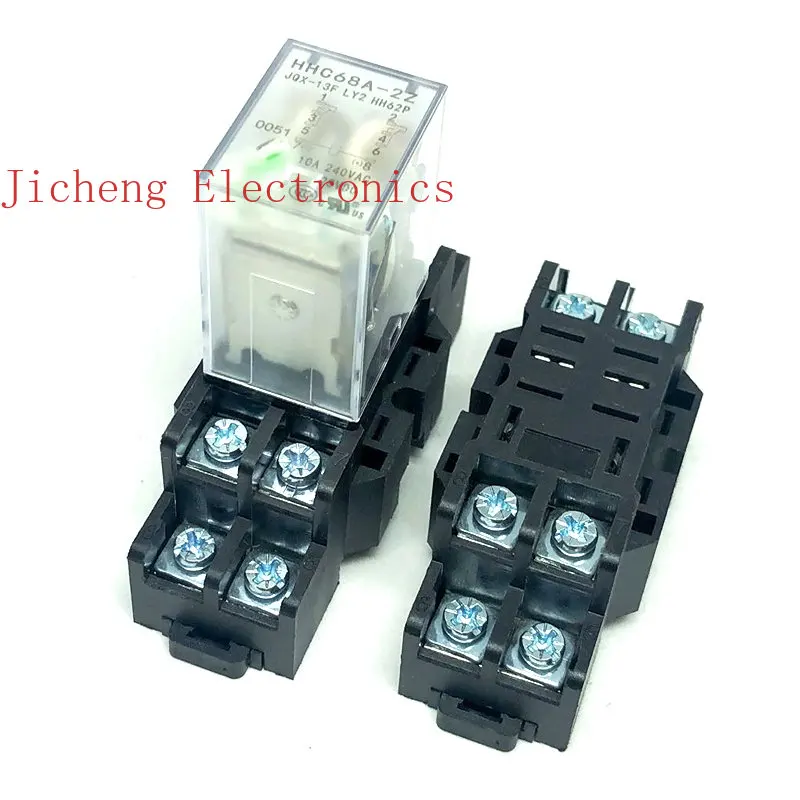 

HHC68AL-2Z JQX-13F LY2 HH62P DC12V DC24V DC48V DC220 V Small Intermediate Relay