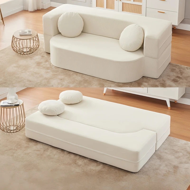 Portable Convertible Fold Out Couch Floor Mattress Sleeper Chair Folding Sofa Bed Floor Mattress for Adults