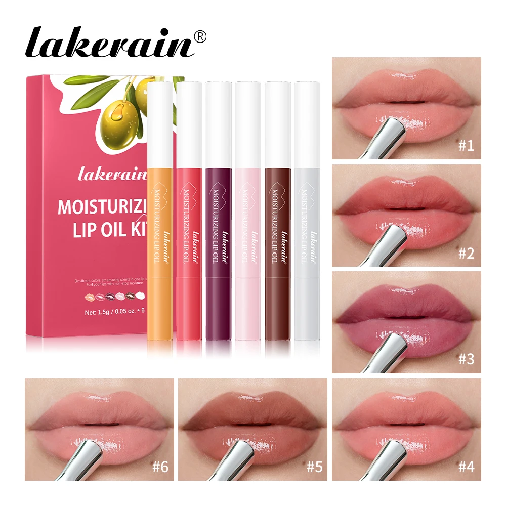 Moisturizing Lip Gloss Plumping Long Lasting Transparent Lipstick Tint Oil Care Makeup Cosmetics Natural Glossy Look Gifts
