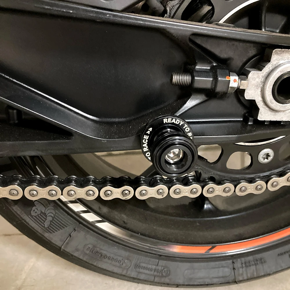 Für KTM 690 SMC RC 390 ADVENTURE 790 390 890 1290 1090 1190 1050 990 1390 DUKE 200 Motorrad Schwingarm-Spulen-Slider Ständerhalterung – Detail 3