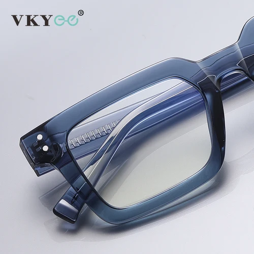 Imagen 2 del producto VICKY monturas pequeñas cuadradas diseño clásico gafas de lectura antiluz azul simples y a la moda prescripción personalizable 2192