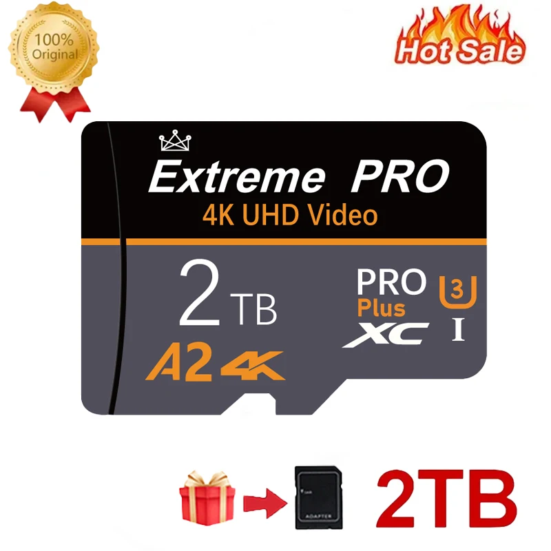 2TB 1TB TF Flash Memory Card 512GB 256GB High Speed Micro TF SD Card 128G Portable Storage Cartao De Memoria For Nintendo Switch