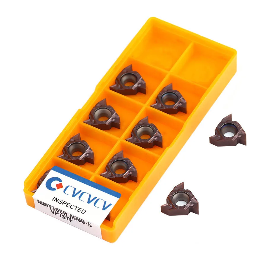 Gratis Verzending MMT16ER AG60-S VP15TF Hoge-Kwaliteit Carbide Cnc Draaibank Draaien Pvd Gecoat Ruwe Bewerking Draaien Inzetstukken Voor Staal