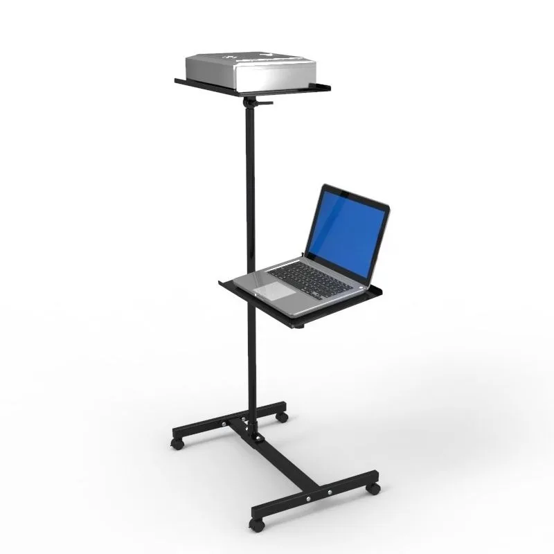 Notebook computer desk, office projector support frame, tray floor-to-ceiling universal gurney head mobile bracket
