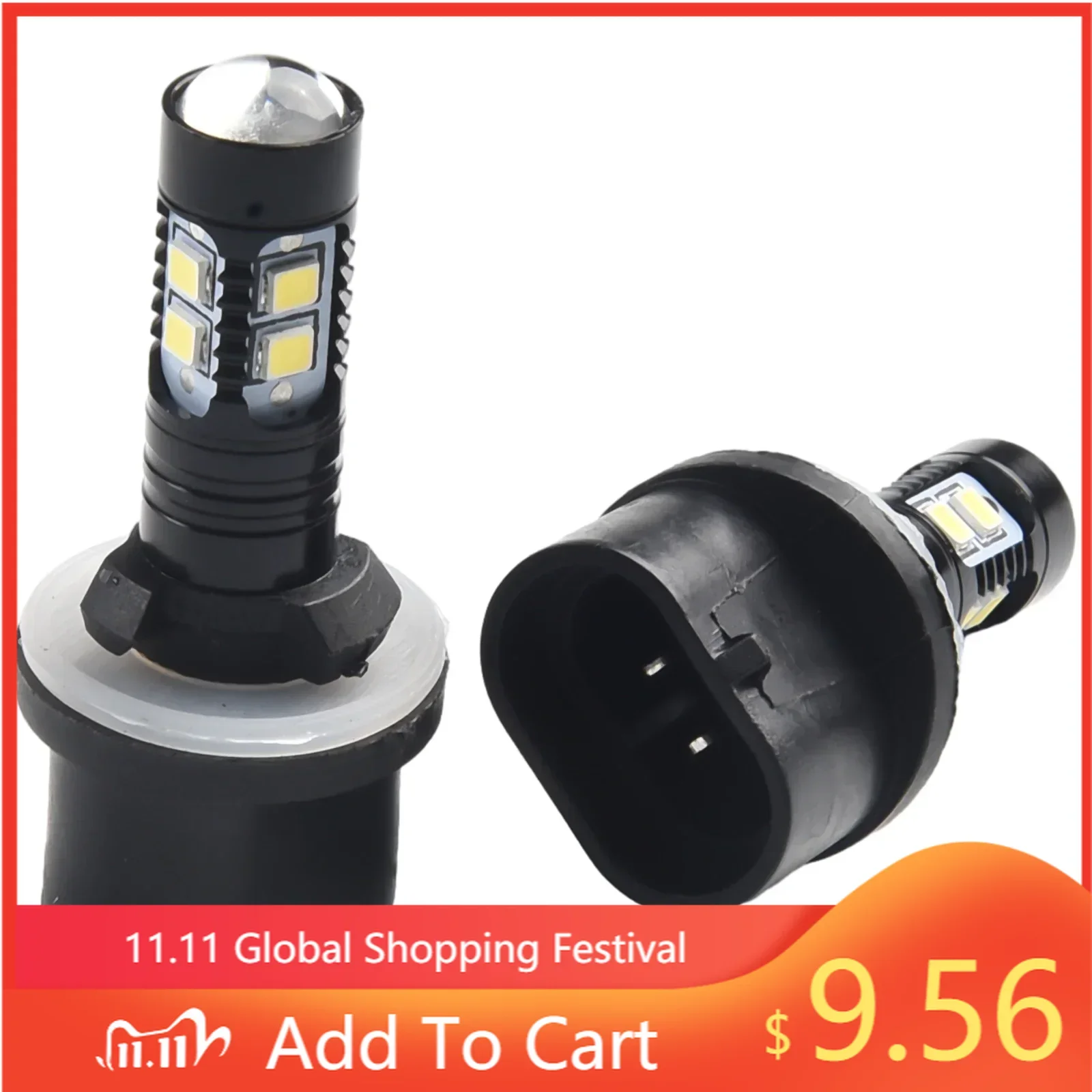 

Light Fog Lamp 2pcs 50000H 50W Power 1000LM Lumens Accessories Aluminum Alloy Reliable Replacement White Light