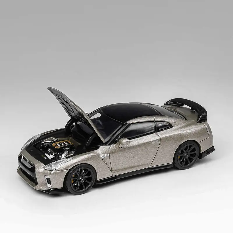 Motorhelix MH 1:64 Mitsubishi Lancer Evolution EVO IV Honda Civic Type R FL5 Nissan GTR R35 Track R34GT-R Z-tune Alloy Car Toys
