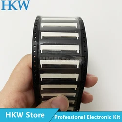 10pcs 0.8mm Pitch Under Clamshell Socket FPC FFC Flat Cable Connector 24P 30P 32P 34P 36P 40P