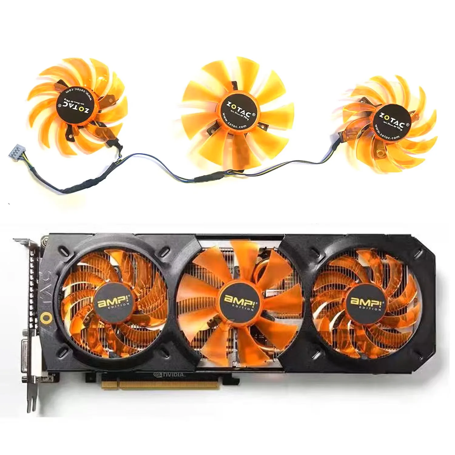 GA91S2H GA81S2U 4PIN 85MM 75MM for Zotac Gtx 770 780 780TI 980 Amp Editie graphics card