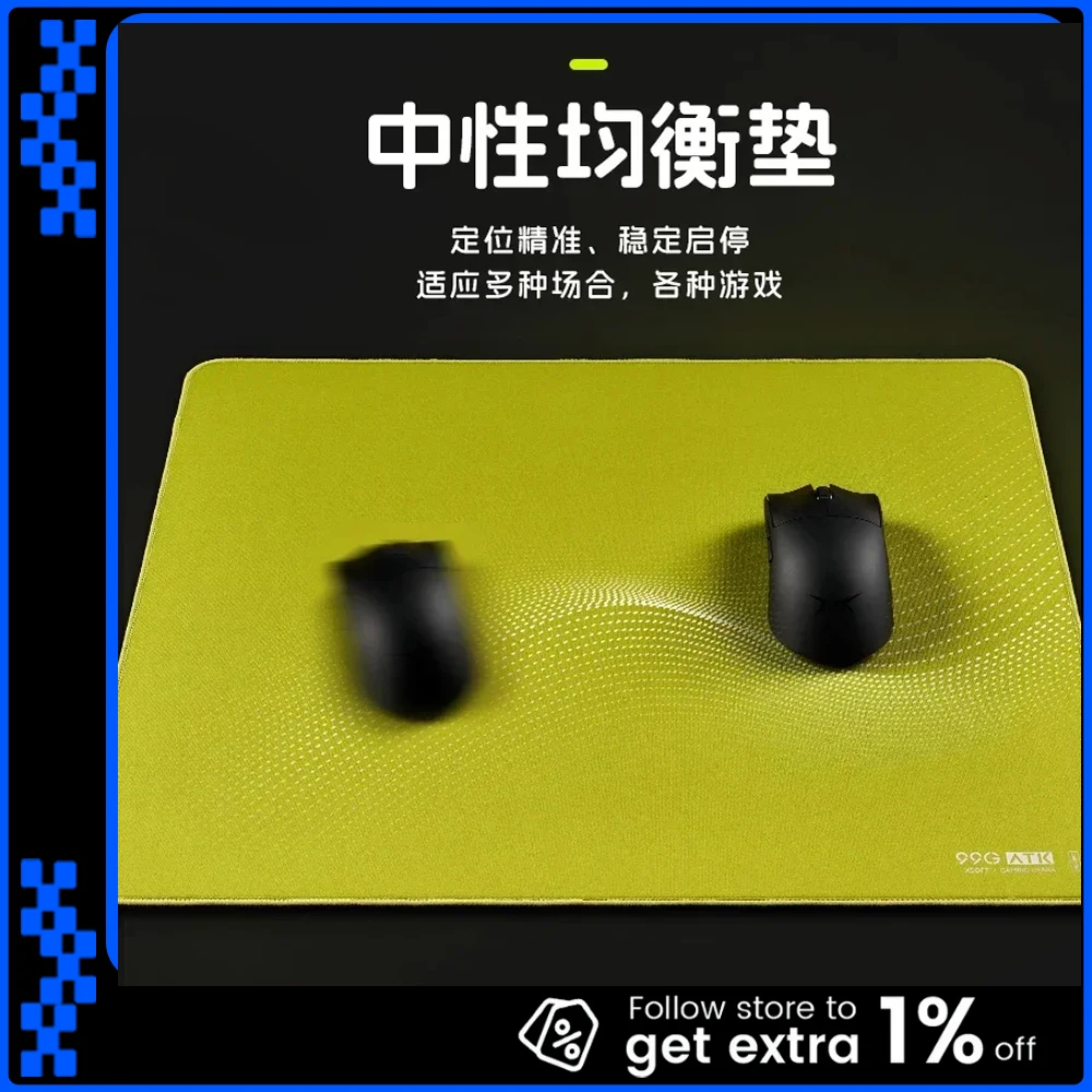 ATK99G tapis de souris Air carbone Xsoft 490x420x4mm tapis de souris pour Esports jeu interrupteur magnétique clavier Paw3950 souris de joueur personnalisée