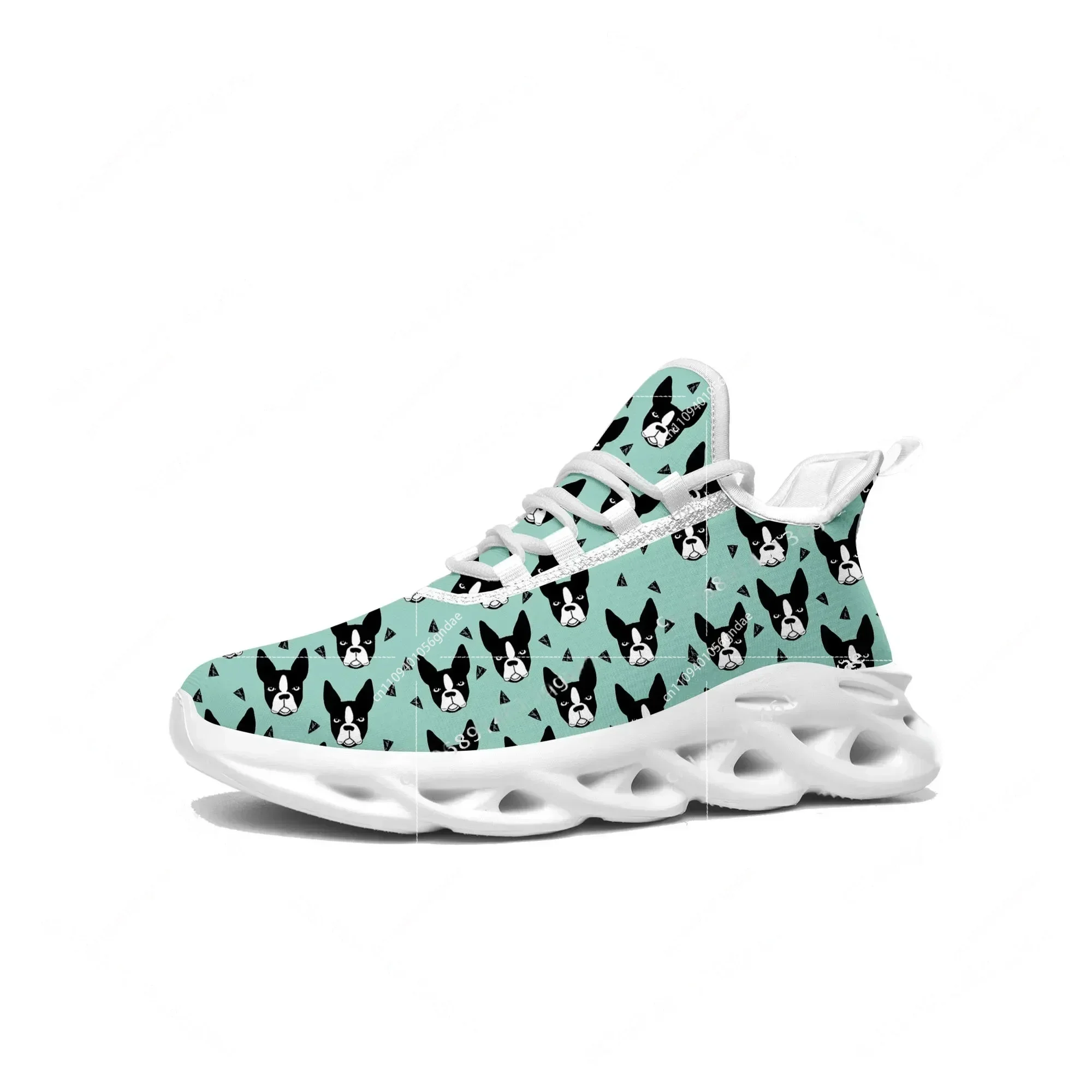 

Boston Terrier Prints Flats Sneakers Mens Womens Sports Running High Quality Sneaker Lace Up Mesh Footwear Tailor-made Shoe