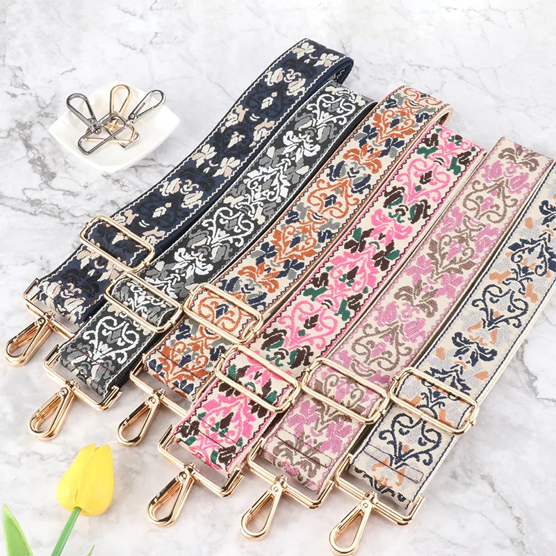 Bag Strap for Crossbody Straps for Bags Adjustable Cotton Shoulder Strap Wide DIY Bag Accessories Belt