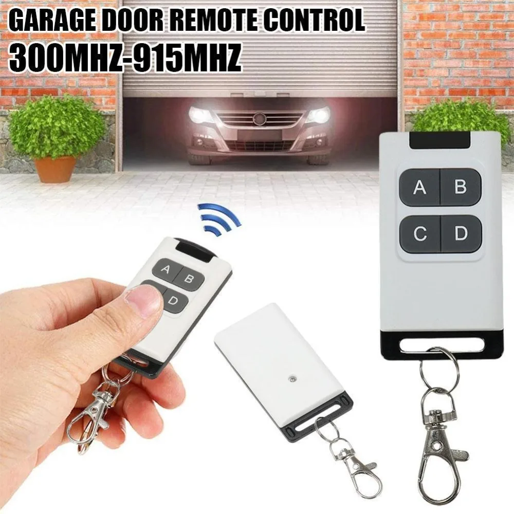 Portable 433MHZ Remote Control Multi Frequency Wireless Garage Door Opener 4CH Copy Duplicator Garage Door Key Garage